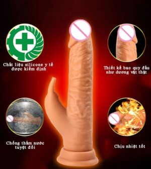 Dương vật giả hít tường sạc loving world CS777