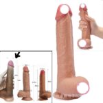 Sextoy nam giống thật siêu mềm to dài 9 inch CU5566