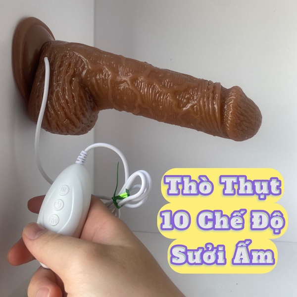 Dương vật giả thò thụt tỏa nhiệt CDV889
