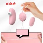 Trứng rung 2 đầu có hút bú liếm điểm G CTR456