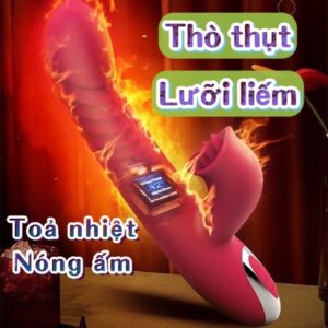 Chày rung dương vật có lưỡi rung 42 độ CDV990