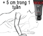 gel bôi hỗ trợ làm to dài dương vật cho nam TiTan